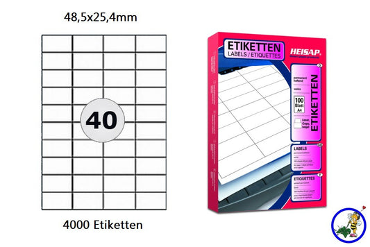 Druckeretiketten Heisap® HEI 002