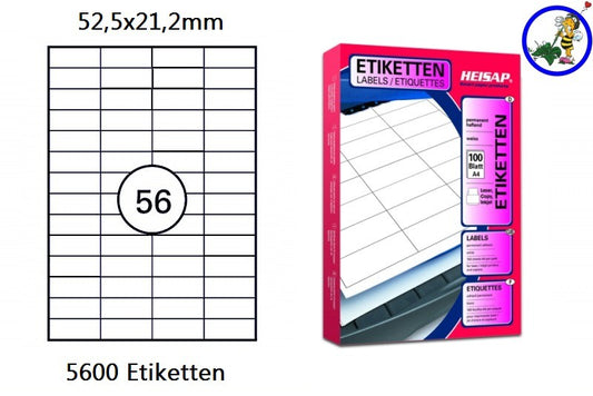 Druckeretiketten Heisap® HEI 003