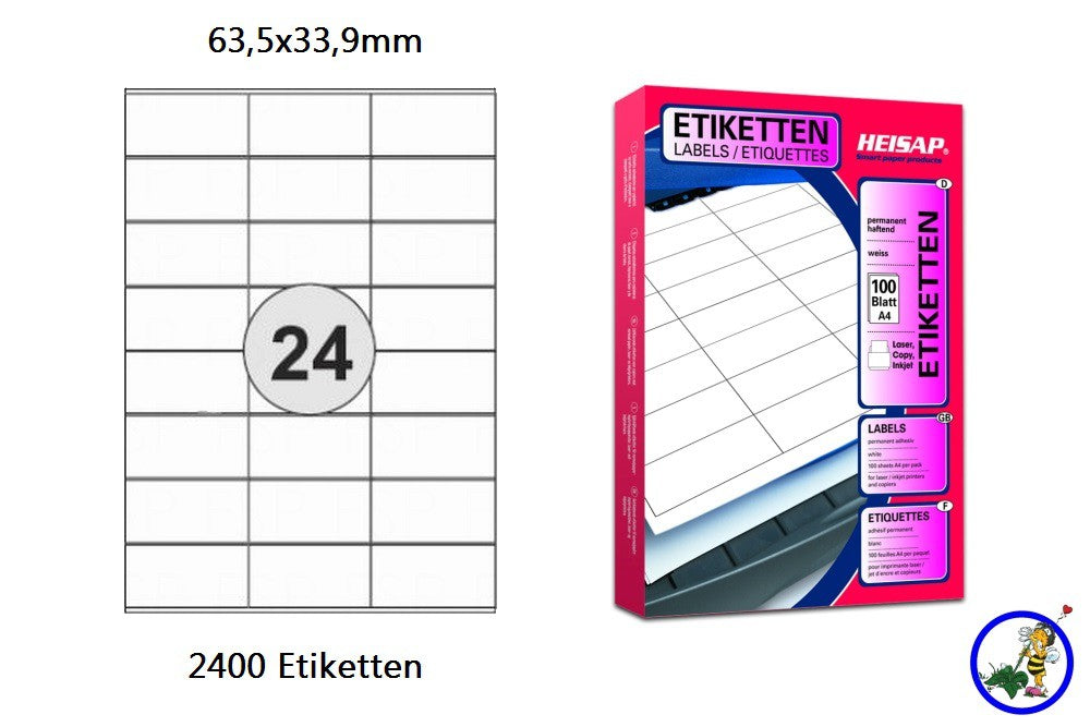 Druckeretiketten Heisap® HEI 005