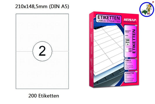 Druckeretiketten Heisap® HEI 026