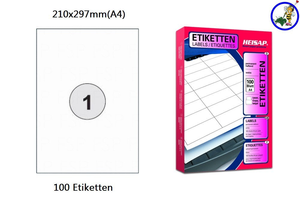 Druckeretiketten Heisap® HEI 027