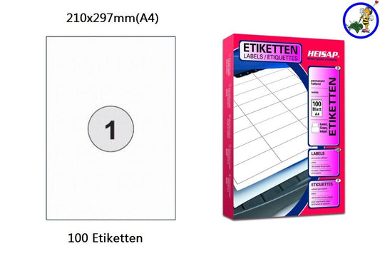 Druckeretiketten Heisap® HEI 027