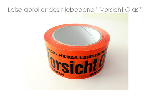 Klebeband Packbiene® Vorsicht Glas 50mm